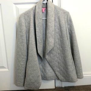 Lily Pulitzer Grey Cotton Blazer. Great condition!